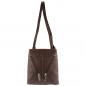Preview: ALPENLEDER | Damen-Handtasche  MACHU PICCHU (schokobraun) 4717-s
